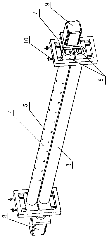 Vacuum glass integral support article preparation device