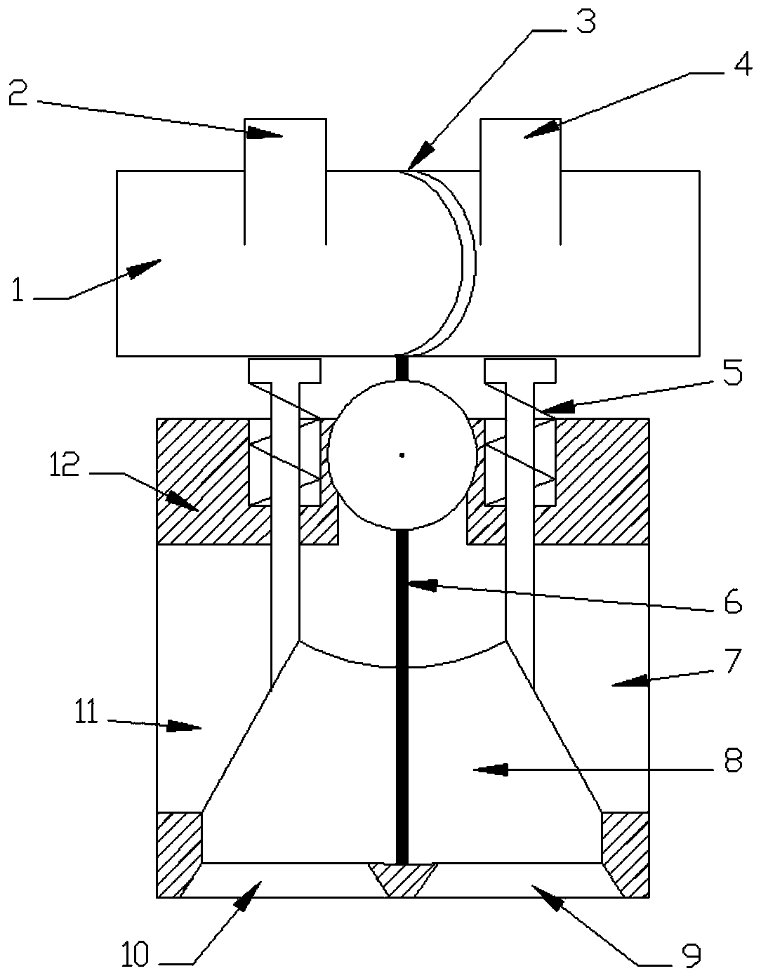 Efficient ventilation mechanism of diesel engine