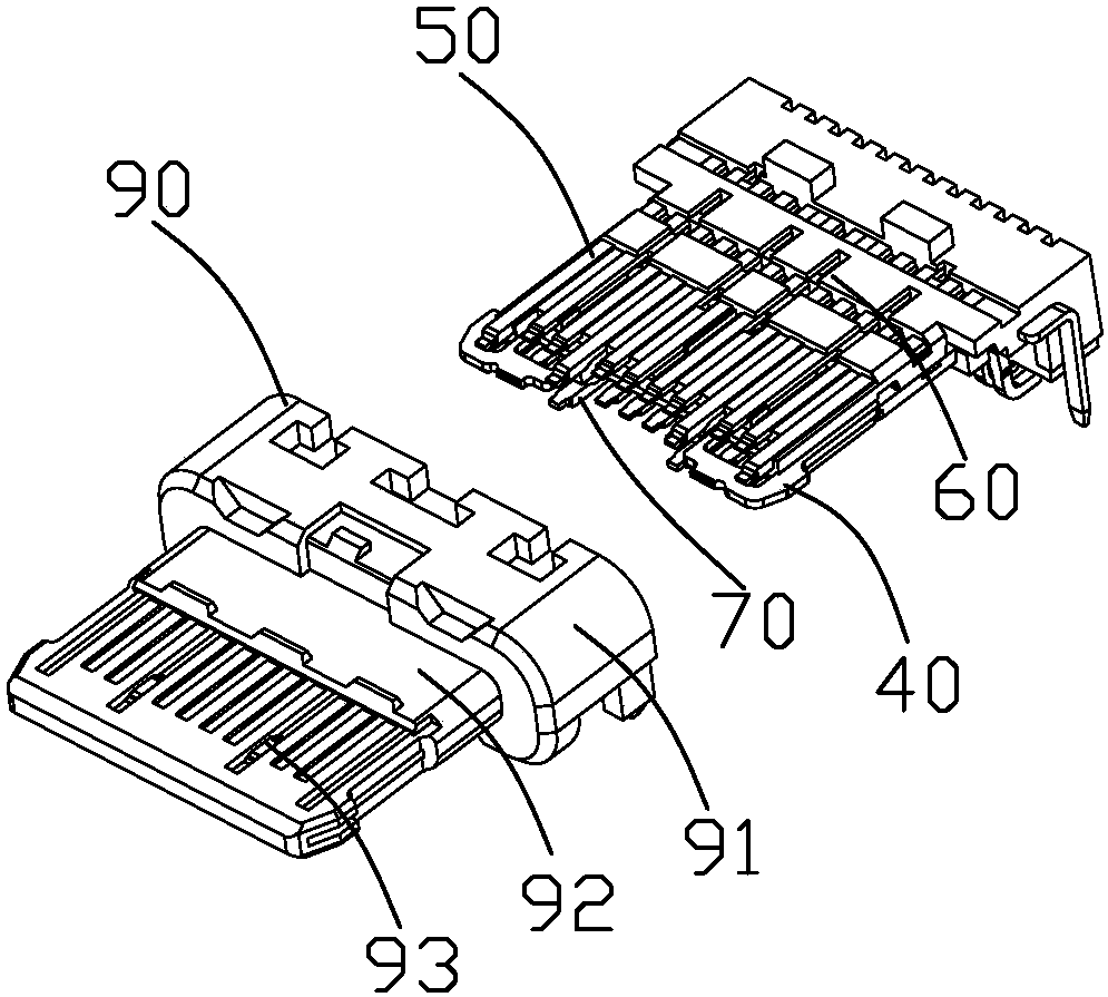 High-current usb Type C socket and manufacturing method thereof