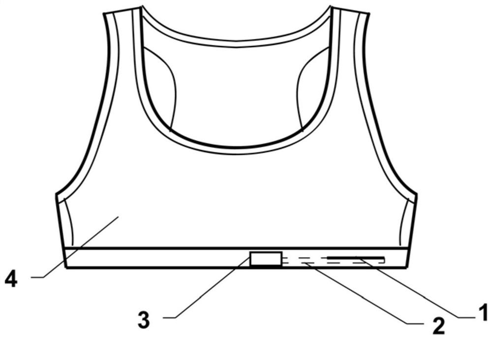 A wearable respiration detection device and respiration measurement method