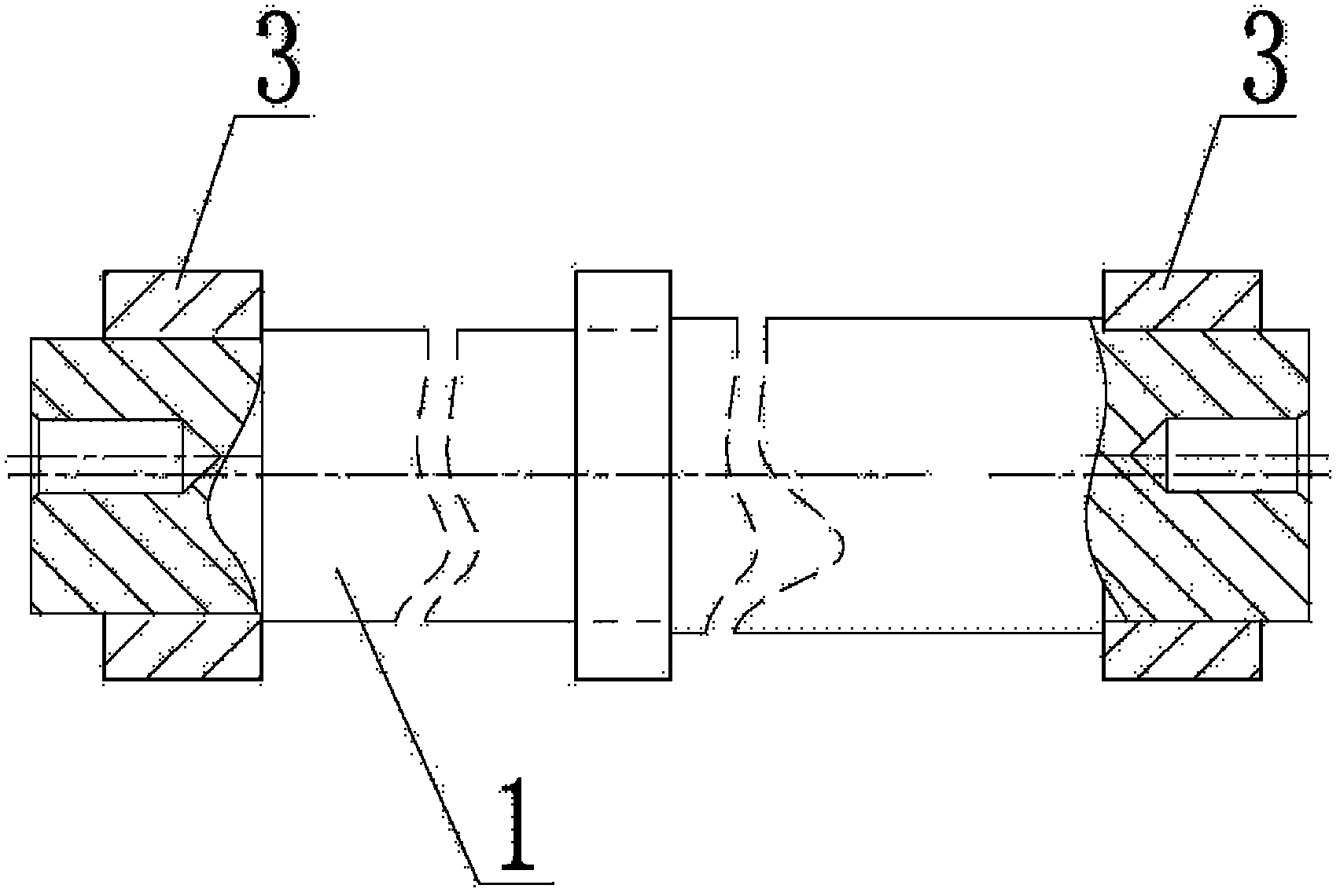 Method for processing eccentric inner hole