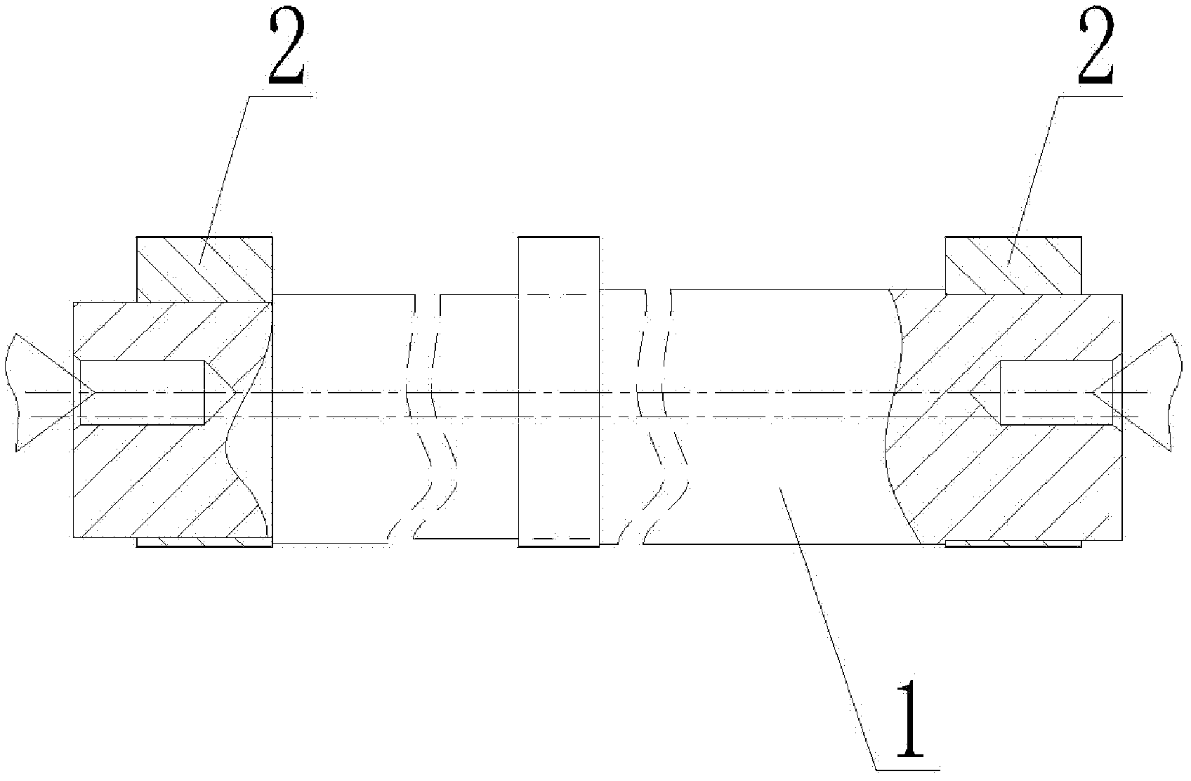 Method for processing eccentric inner hole