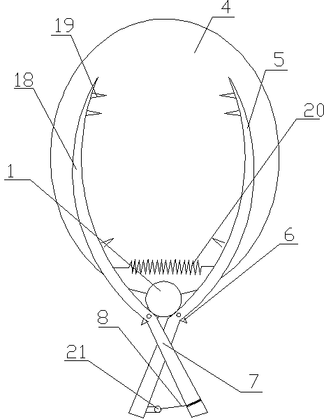 Live bird nest removal device for electrical equipment and using method