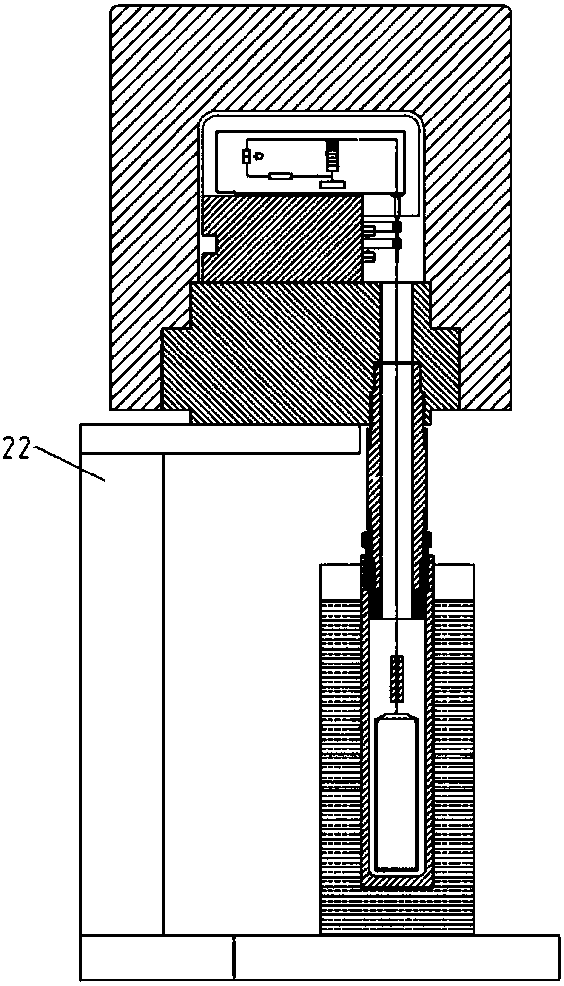 Weight method-based high-temperature and high-pressure isothermal adsorption measurement device and method
