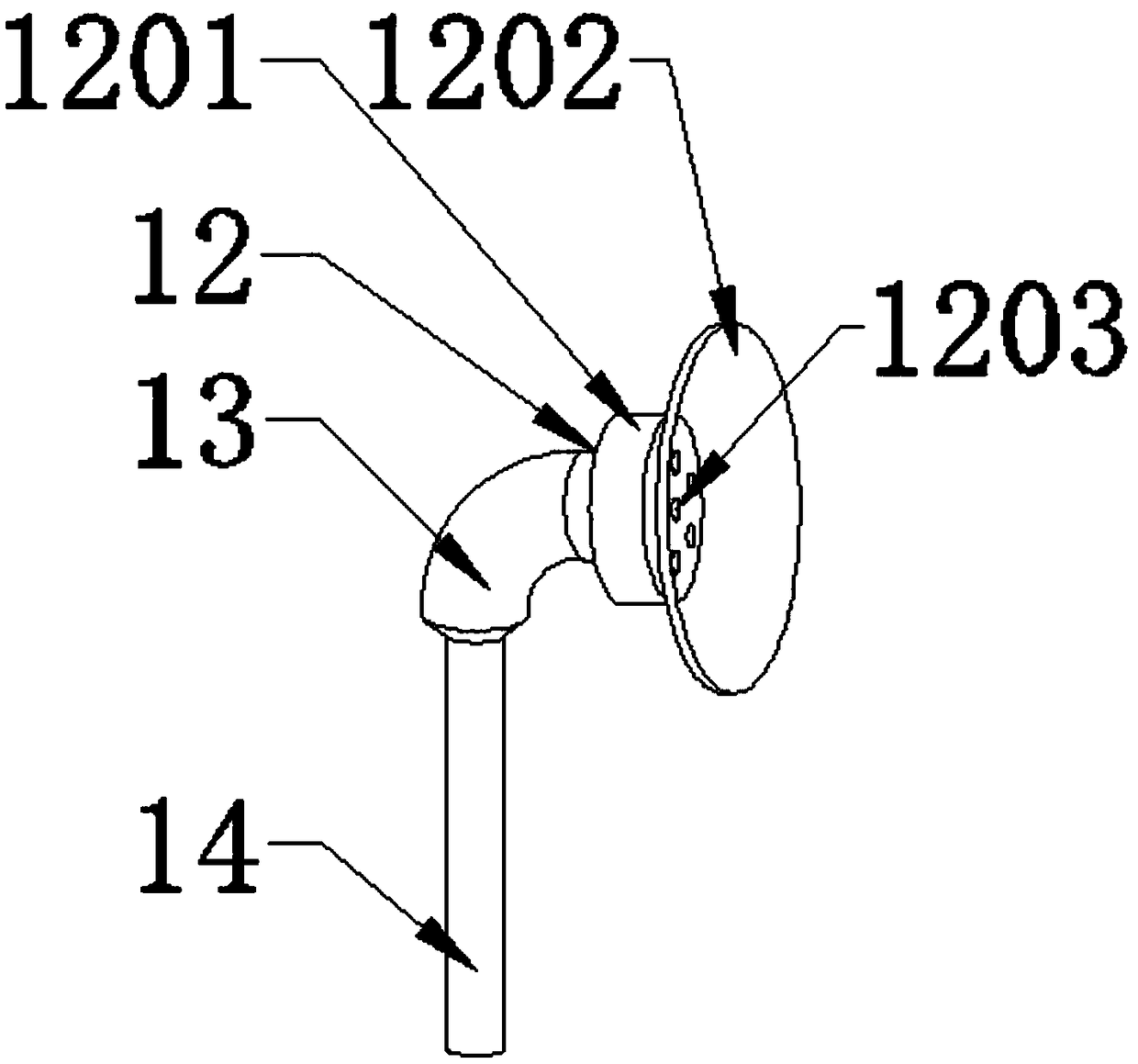 Spraying device for outer lateral plates of new-energy vehicle