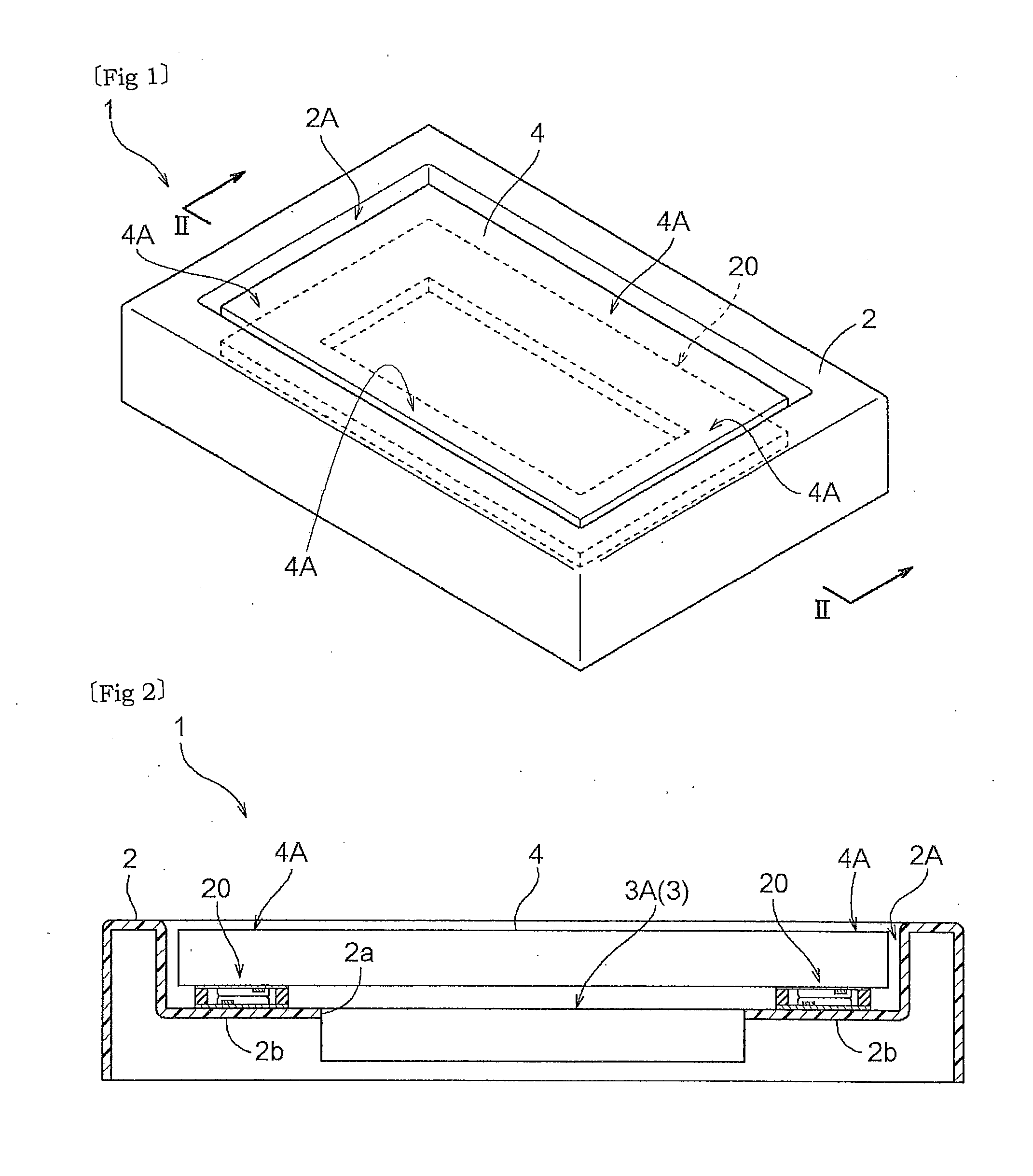 Pressure Detection Unit and Information Input Device Having the Pressure Detection Unit