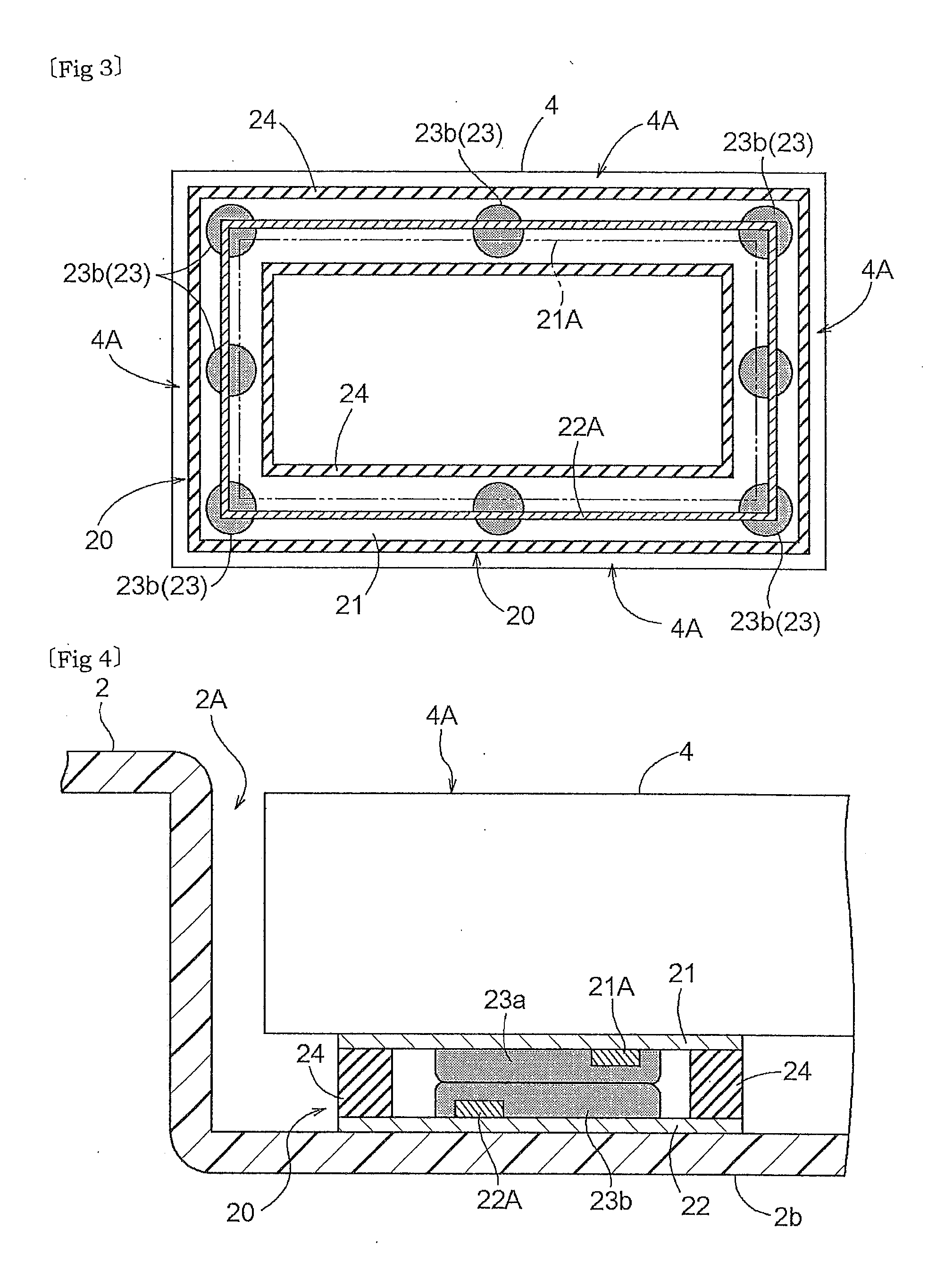 Pressure Detection Unit and Information Input Device Having the Pressure Detection Unit