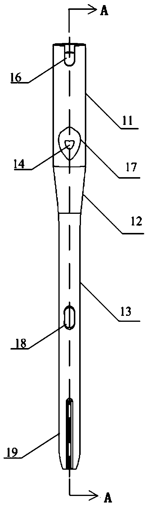 Assembled anatomical proximal femoral fracture intramedullary fixing device