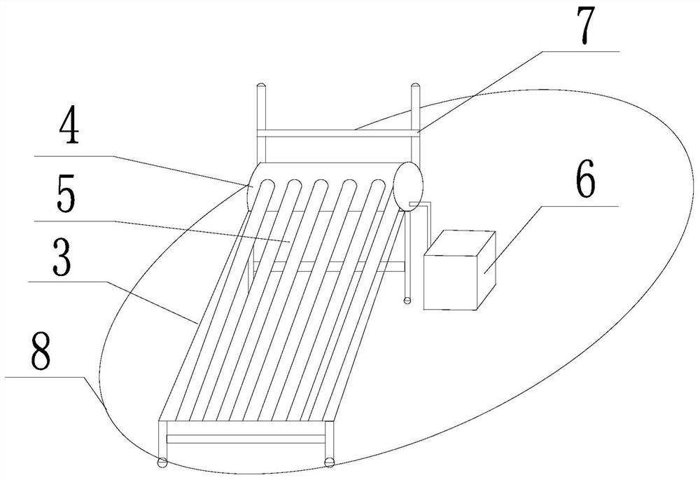 Solar water heater capable of automatically adjusting water supply manner