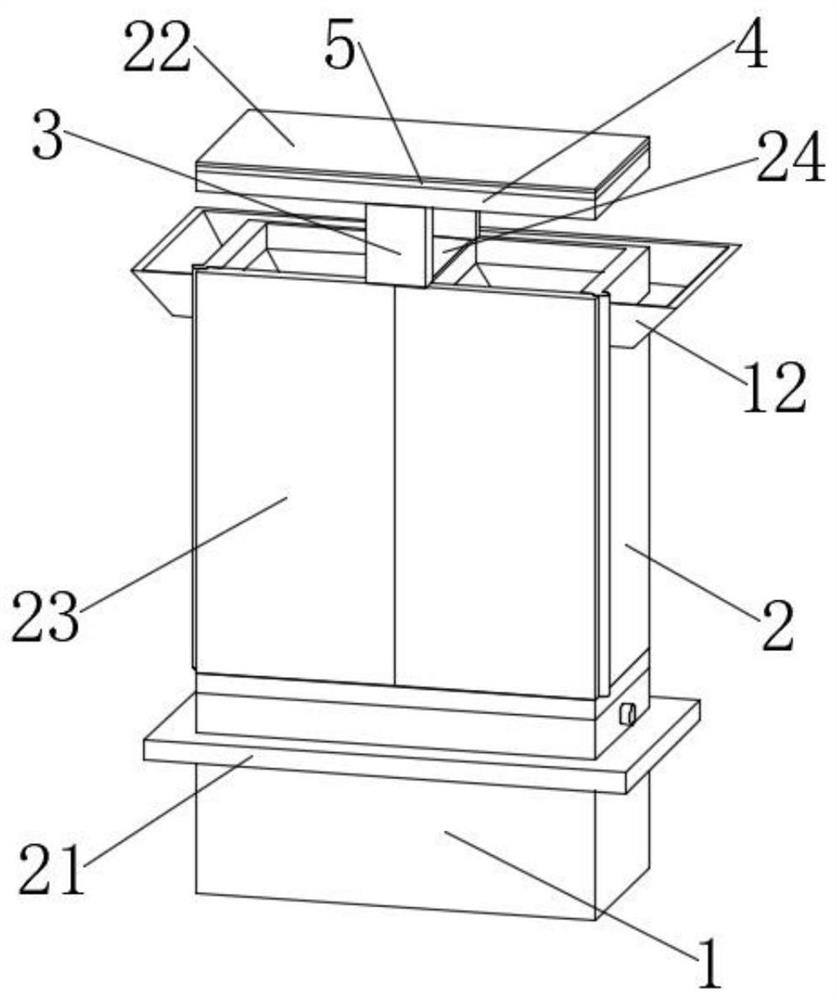 Garbage can capable of keeping long-term sanitation and convenience for municipal environmental protection construction