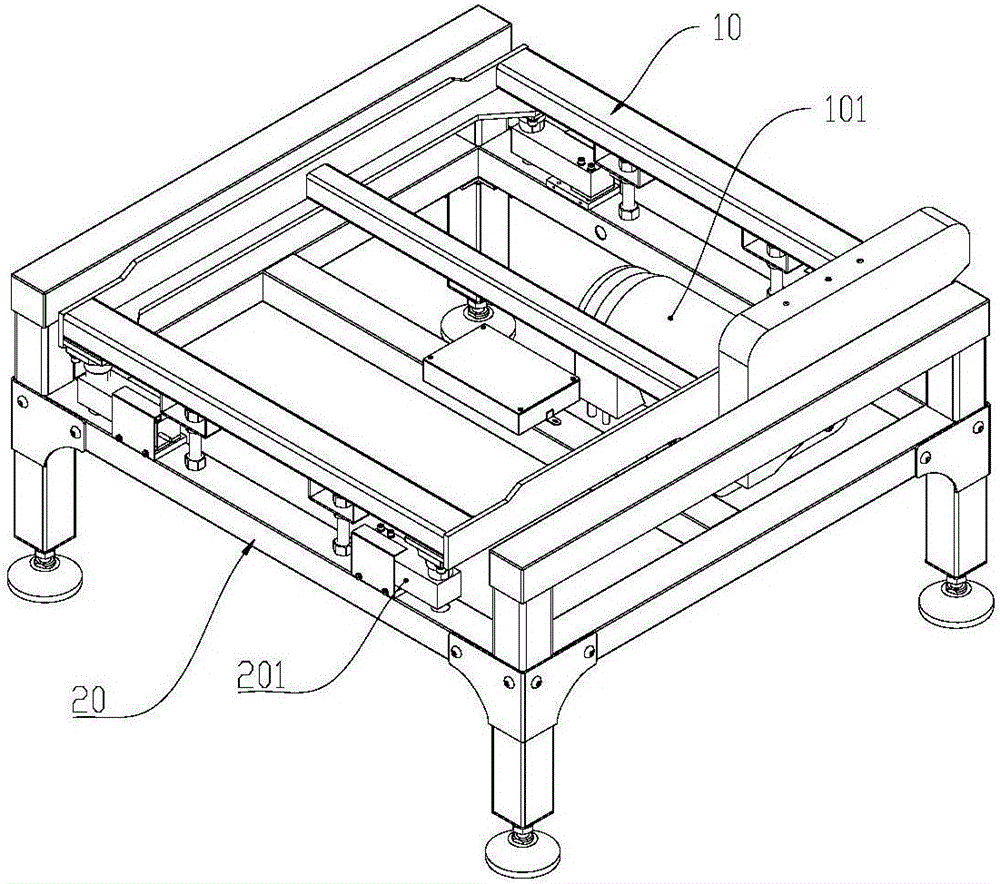 Weighing and transporting device