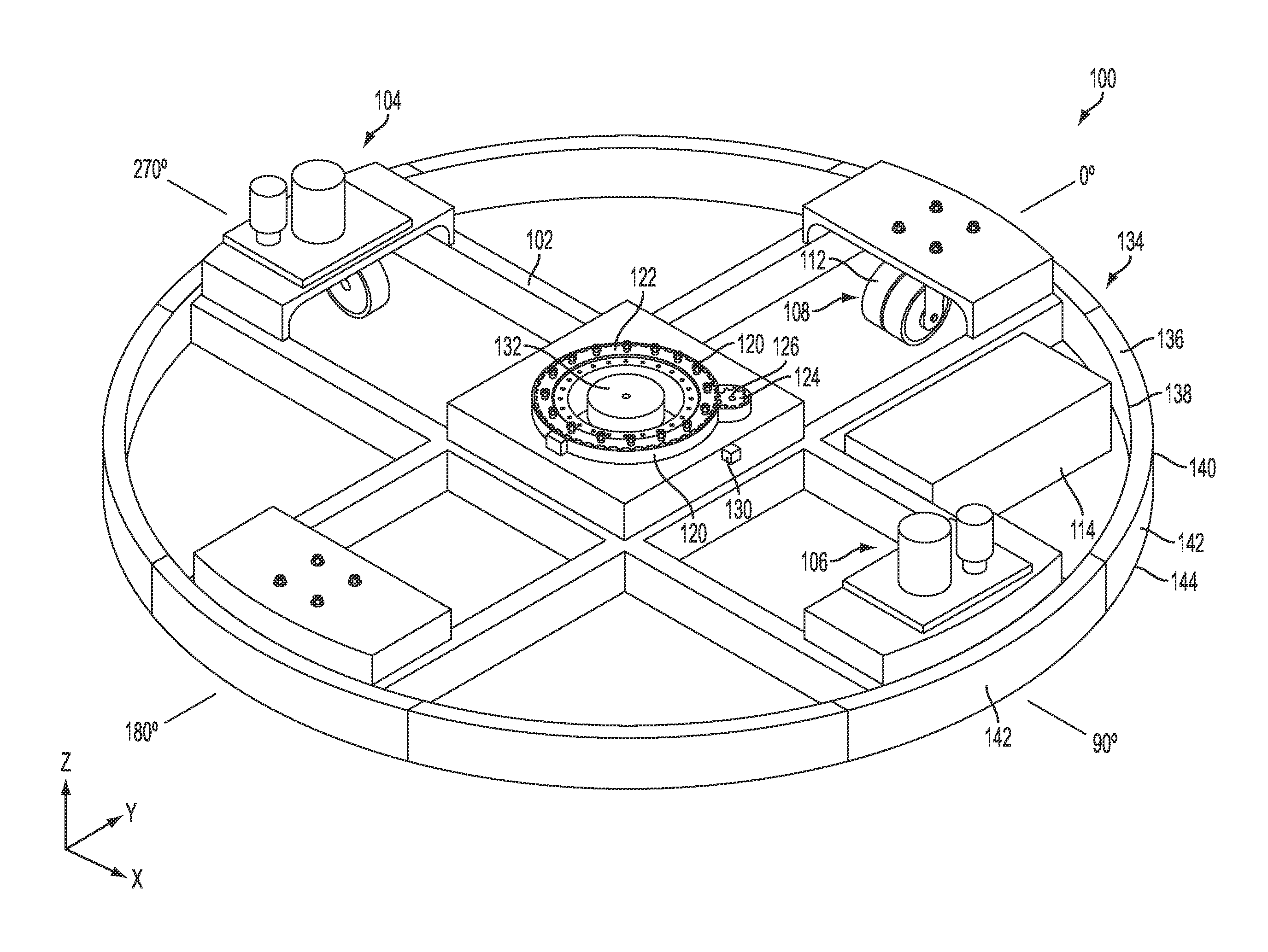 Trackless dark ride vehicle, system, and method