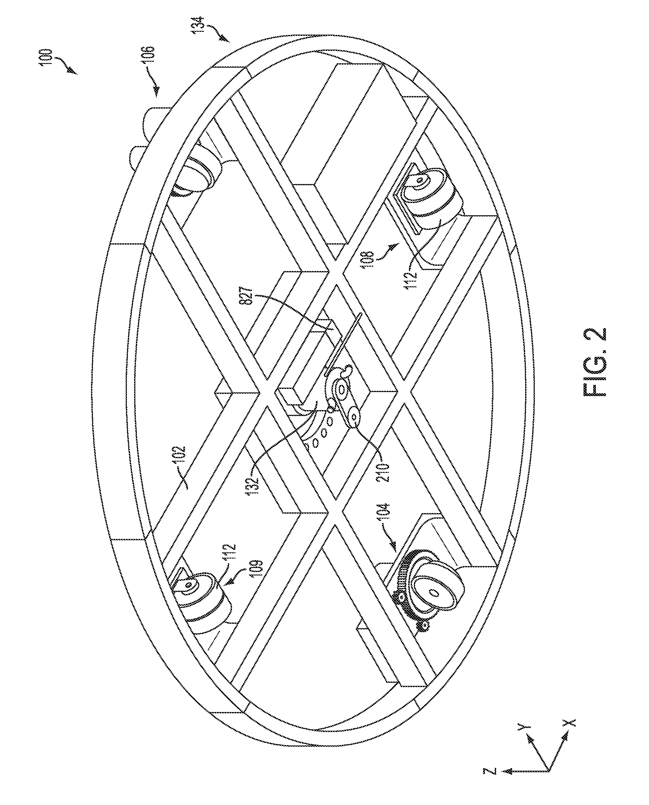 Trackless dark ride vehicle, system, and method
