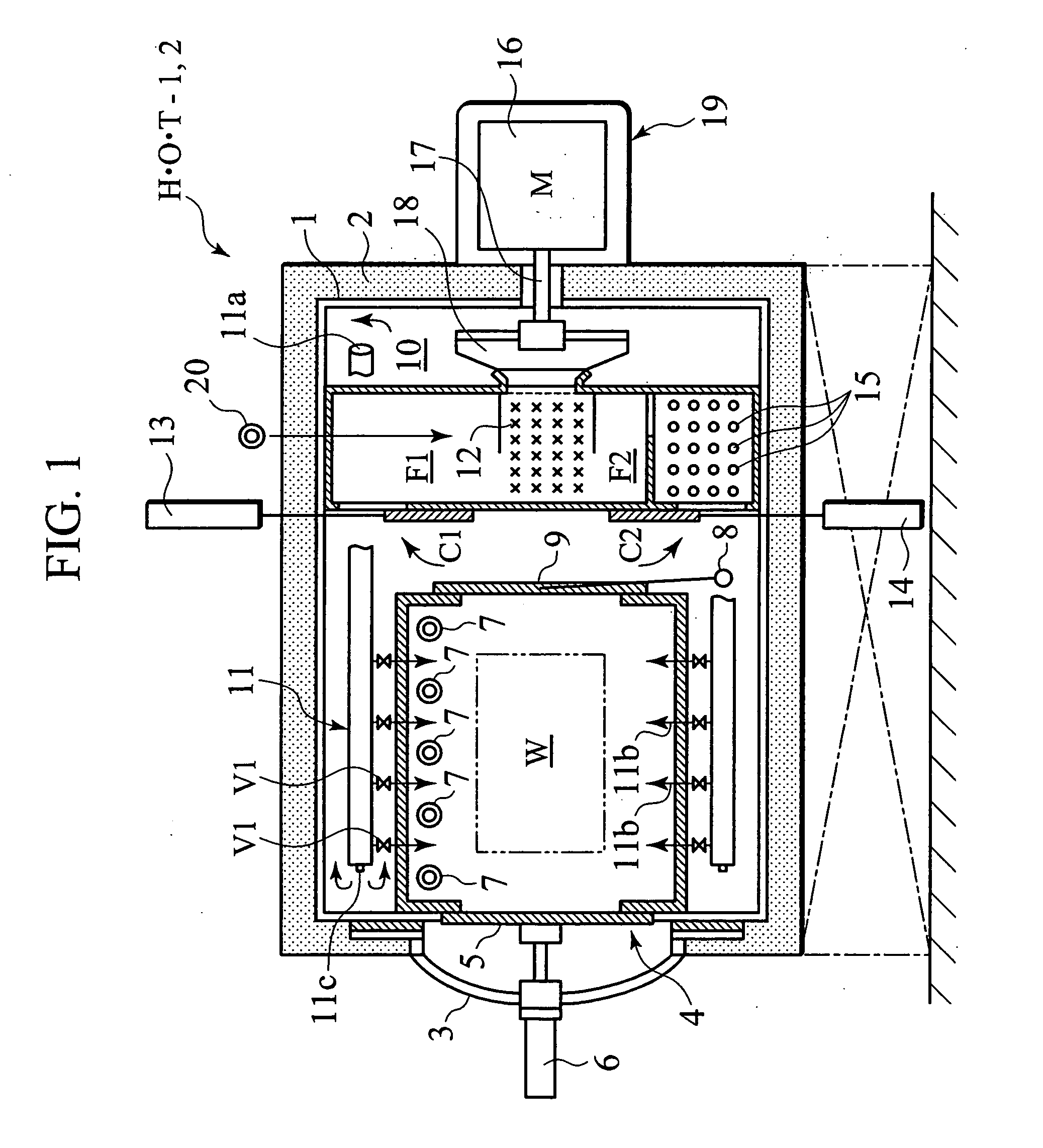 Hot gas quenching devices, and hot gas heat treating system