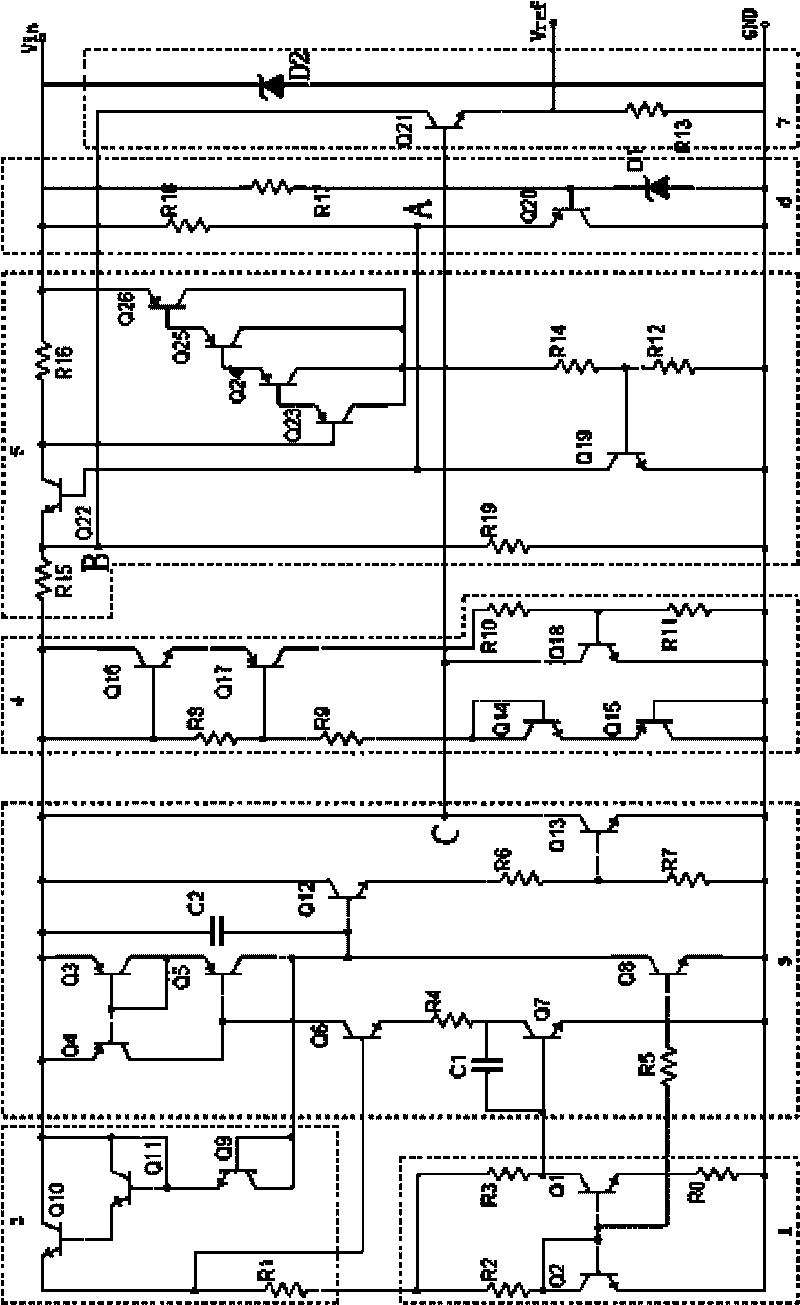 High-precision low-drift integrated voltage reference source circuit