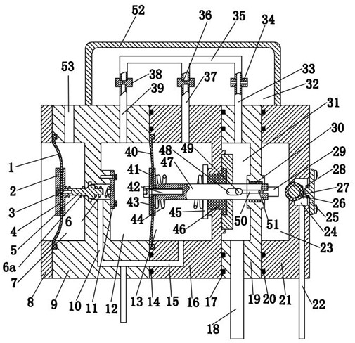 A basement positive pressure sewage lifting mechanism