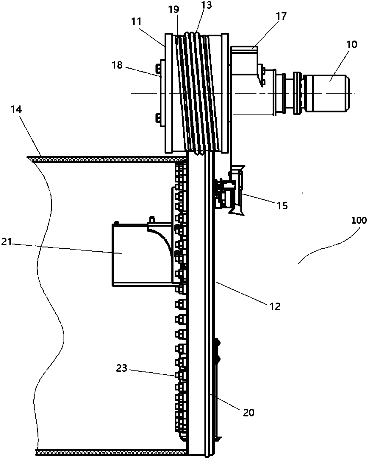 Blade pitch variation device of wind power generating unit
