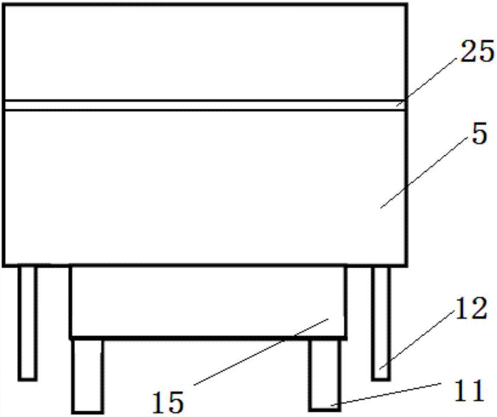 Wedging type full-layer fertilizer distributor for granular fertilizer