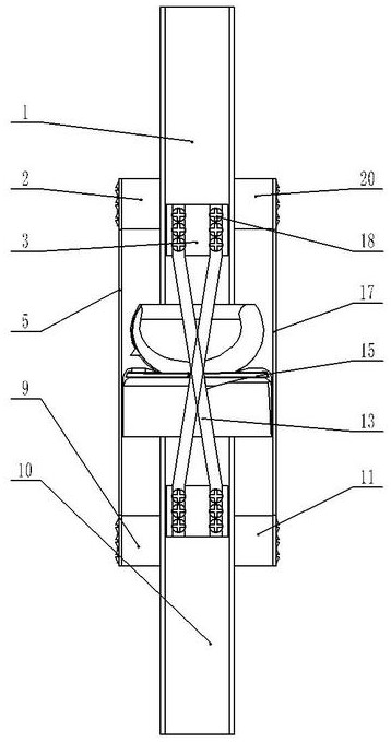 An ostrich-like high-speed stability joint