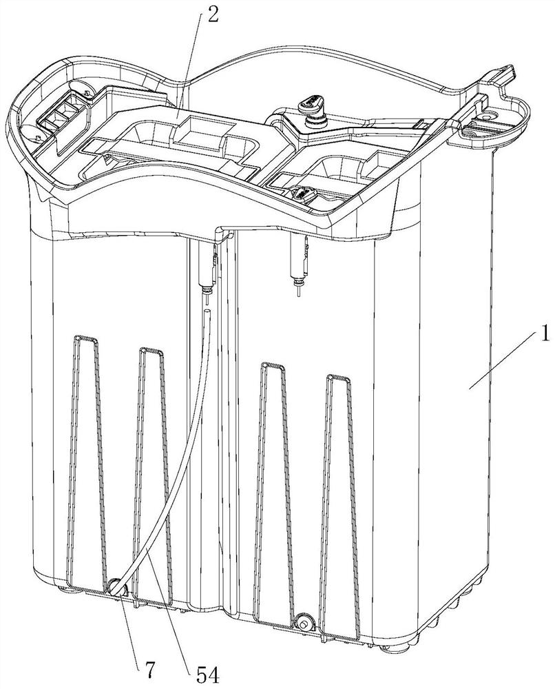 Electric vehicle battery mounting structure and electric vehicle
