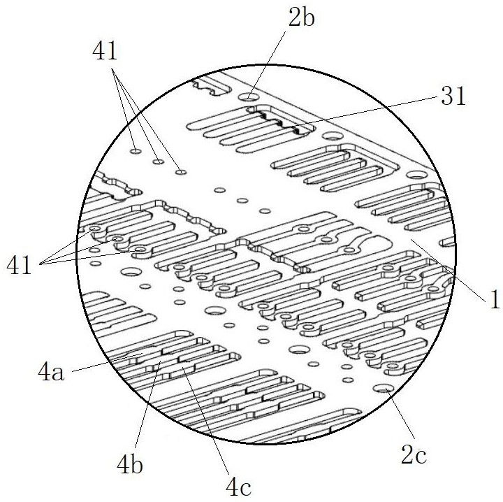 A continuous molding method for thin terminals