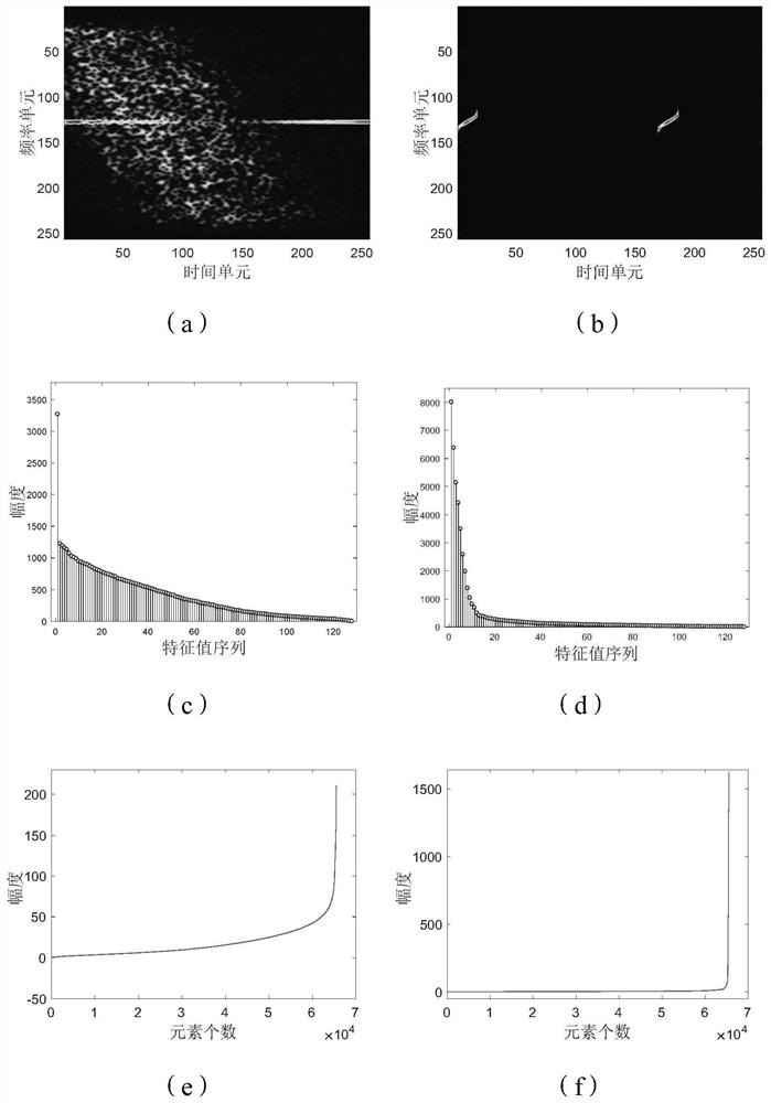 SAR radio frequency interference suppression method based on low rank and dual sparse matrix decomposition