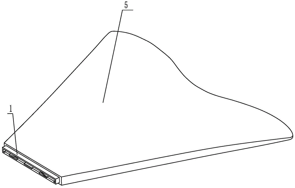 Drive joint embedded flexible multi-motion mode bionic caudal fin