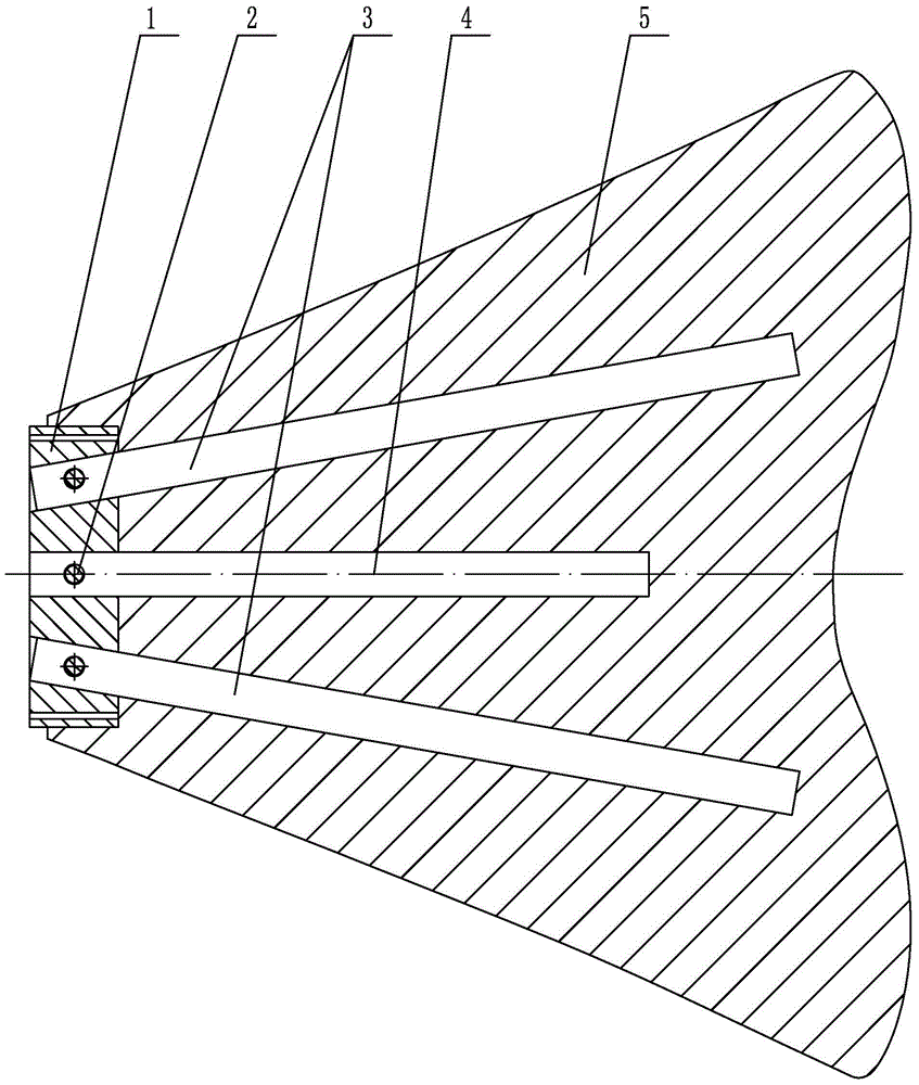 Drive joint embedded flexible multi-motion mode bionic caudal fin