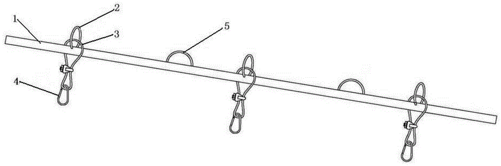 A method for hoisting purlins of roof beams at the same time