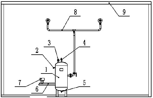 Continuous-working defrosting device for quick-freeze storage