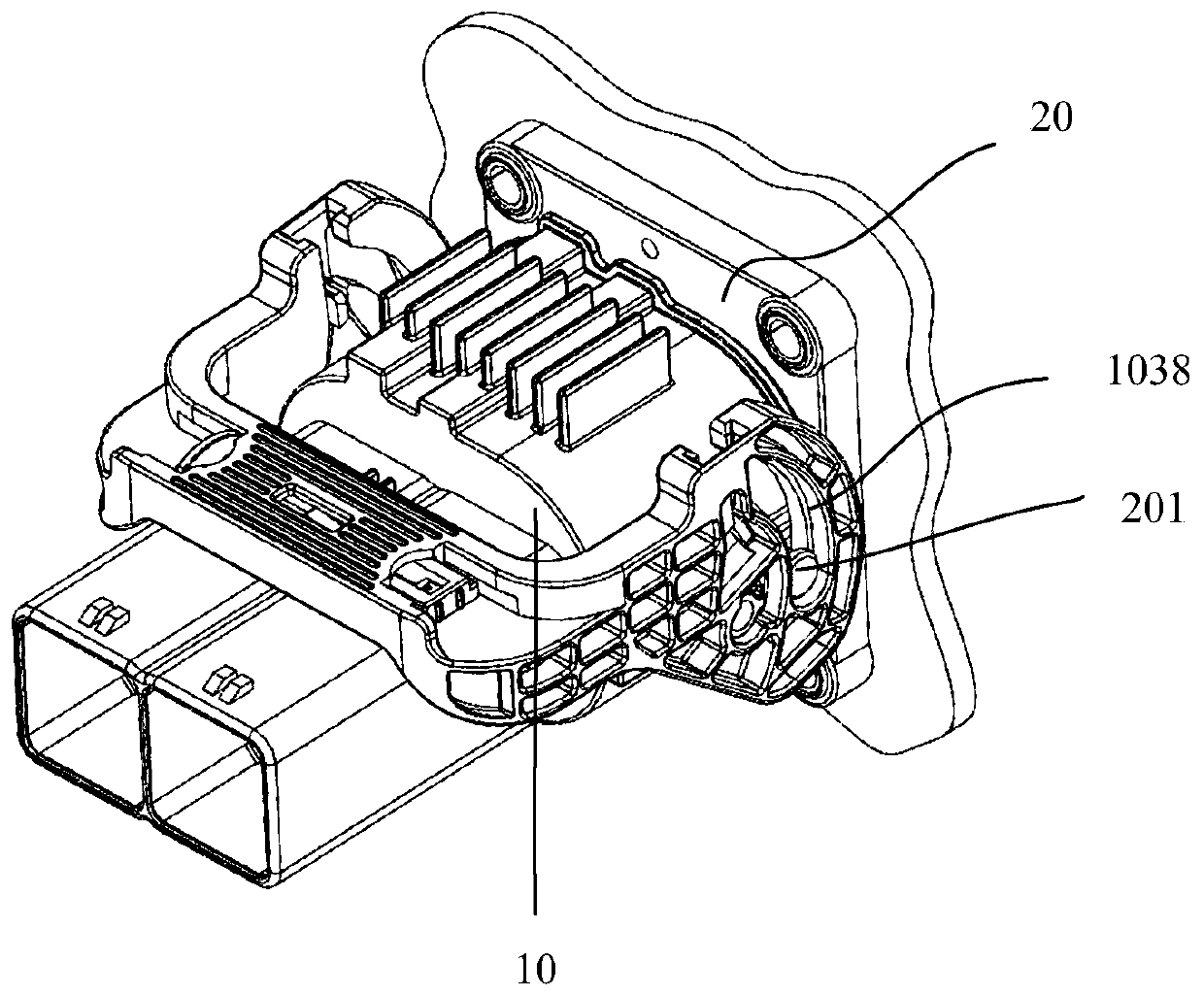 Electrical connector with position holder