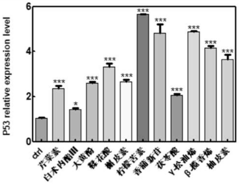 Application of composition to preparation of medicine for treating gastric cancer based on regulation and control of cancer suppression related genes