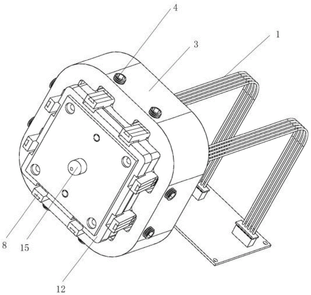 Magnet detecting device of magnet automatic assembling machine