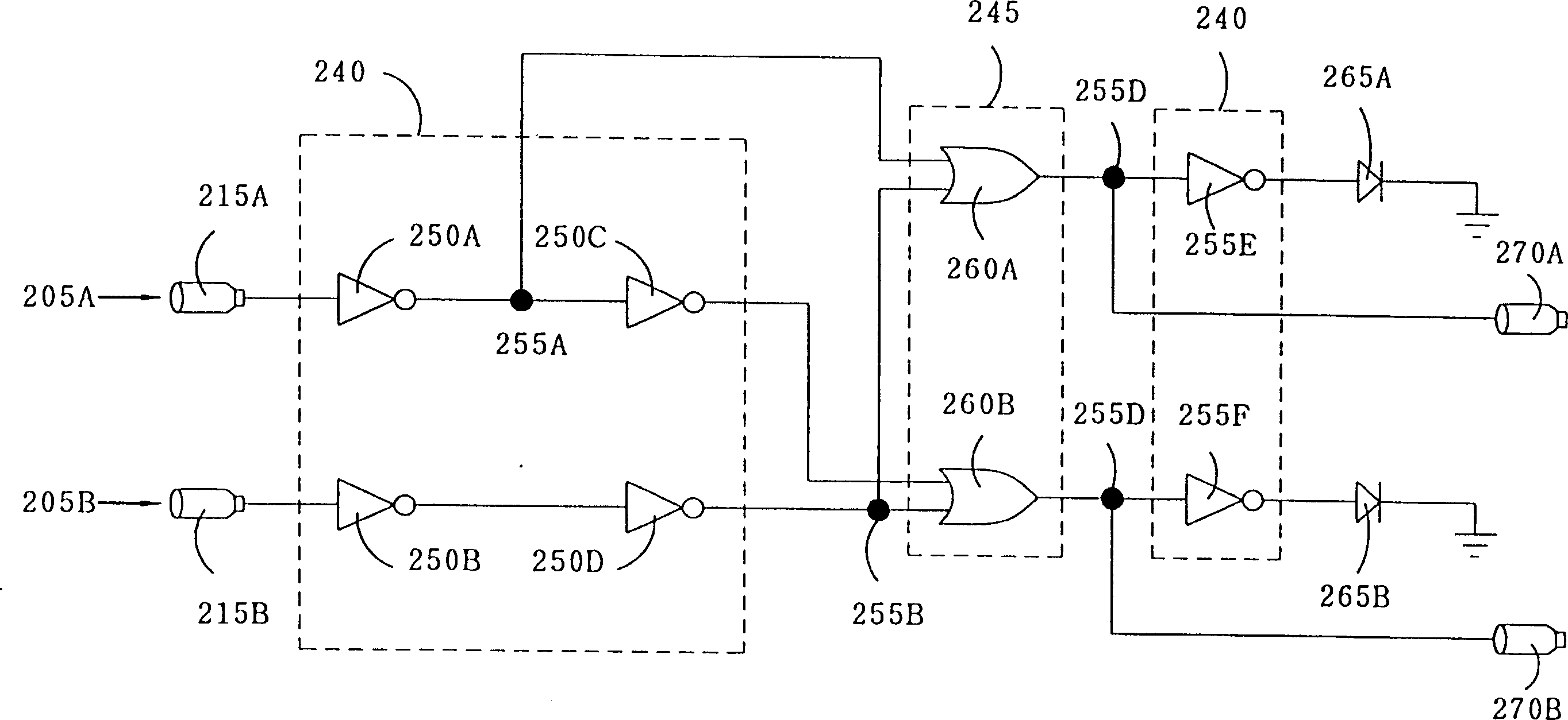 Protective circuit of automation for semiconductor factory