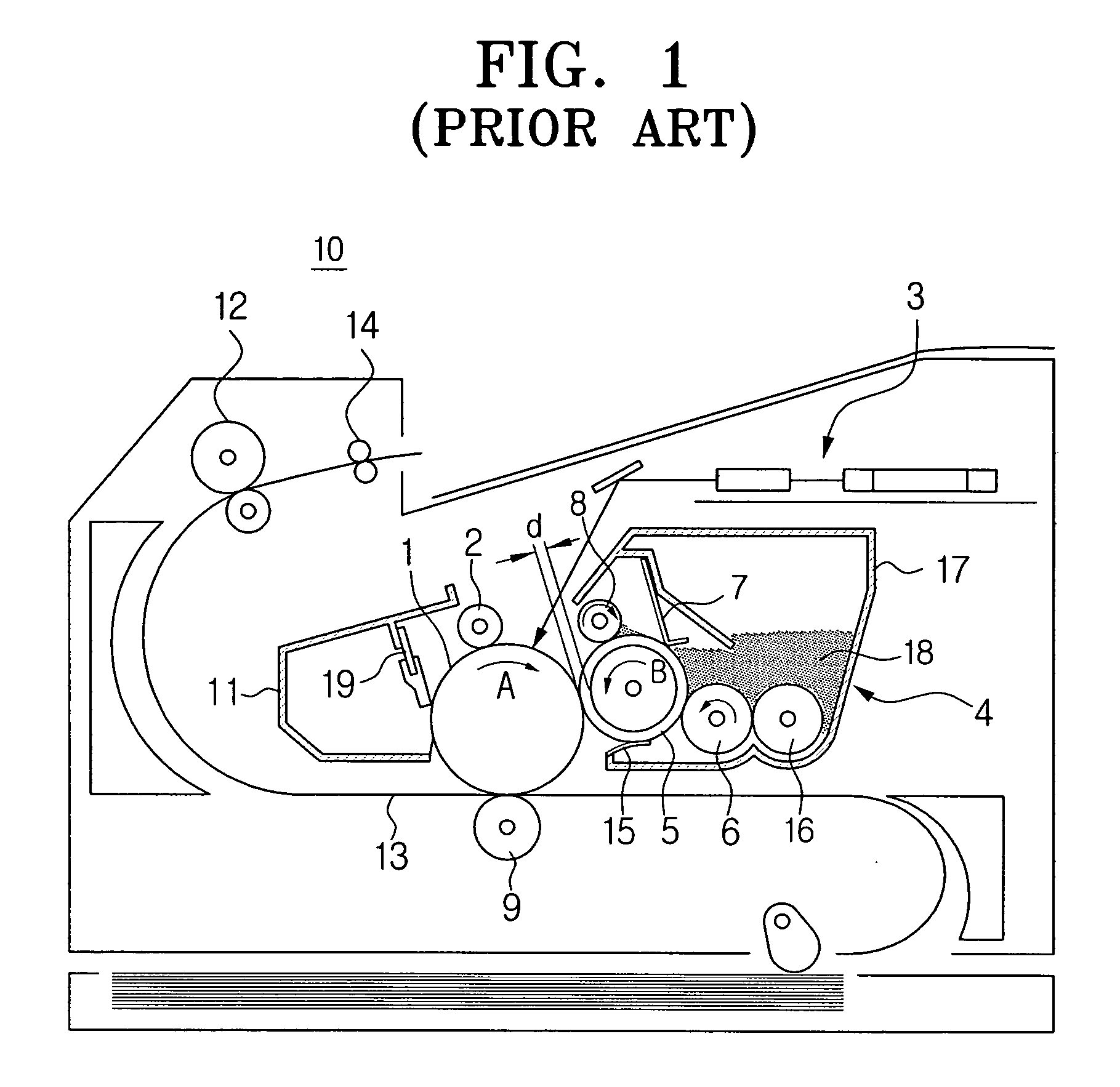 Image forming apparatus having subsidiary charge roller