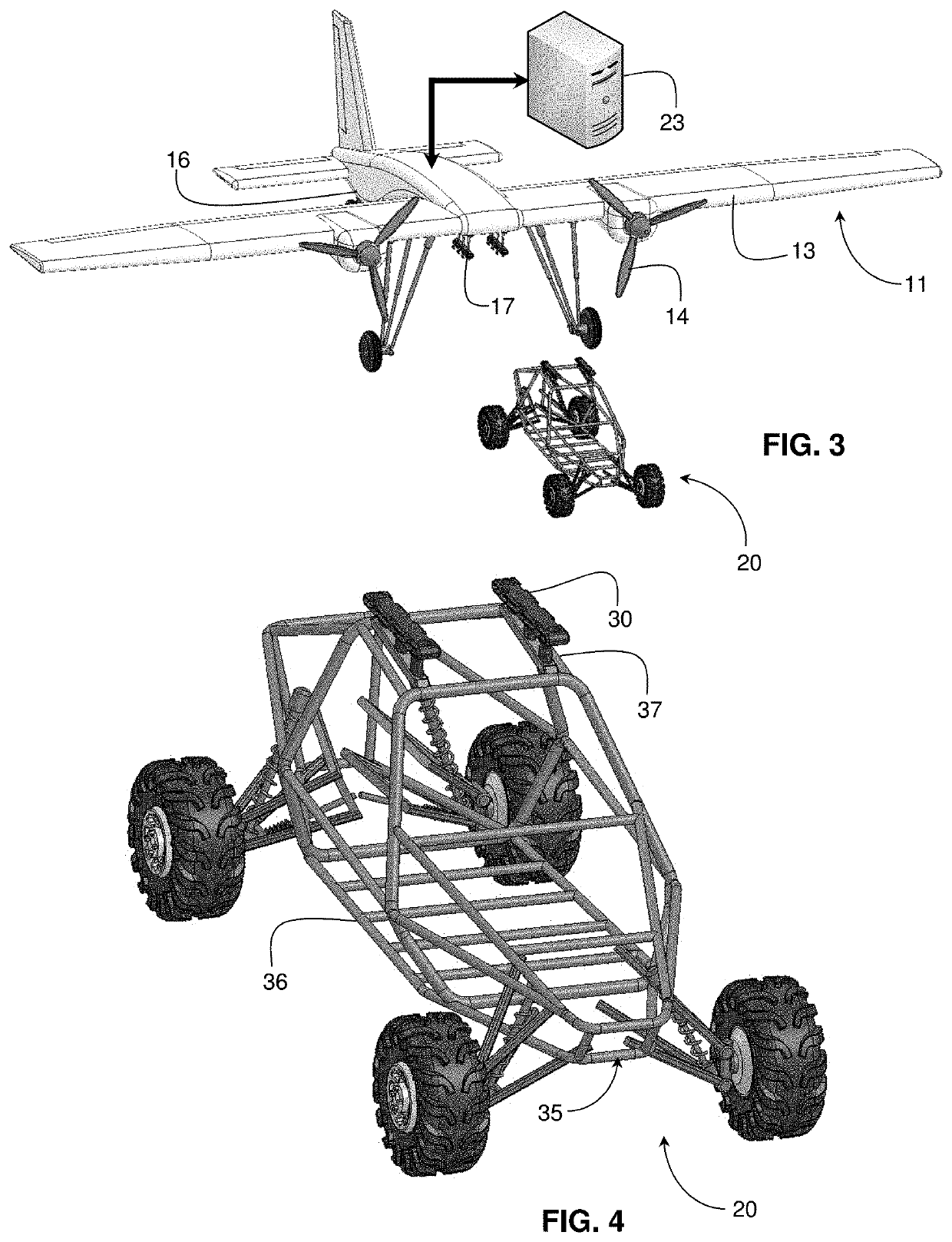 Universal flying terrain vehicle