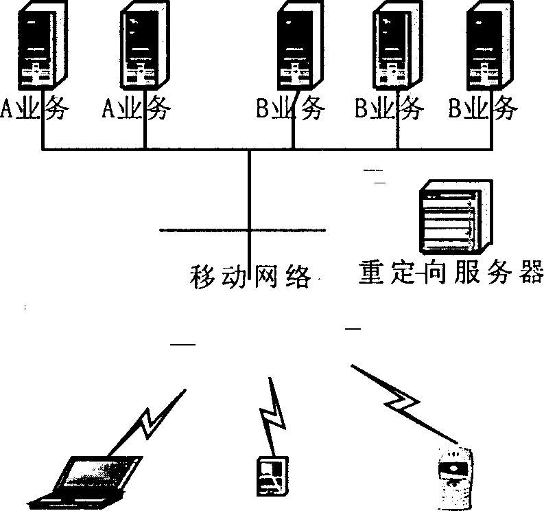 General redirection method in use for wireless data service