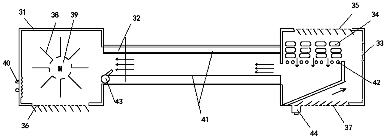 Solar intelligent window system with ventilation purification function