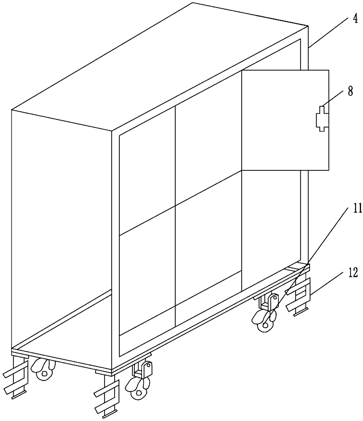 Intelligent cabinet system capable of sharing main control system