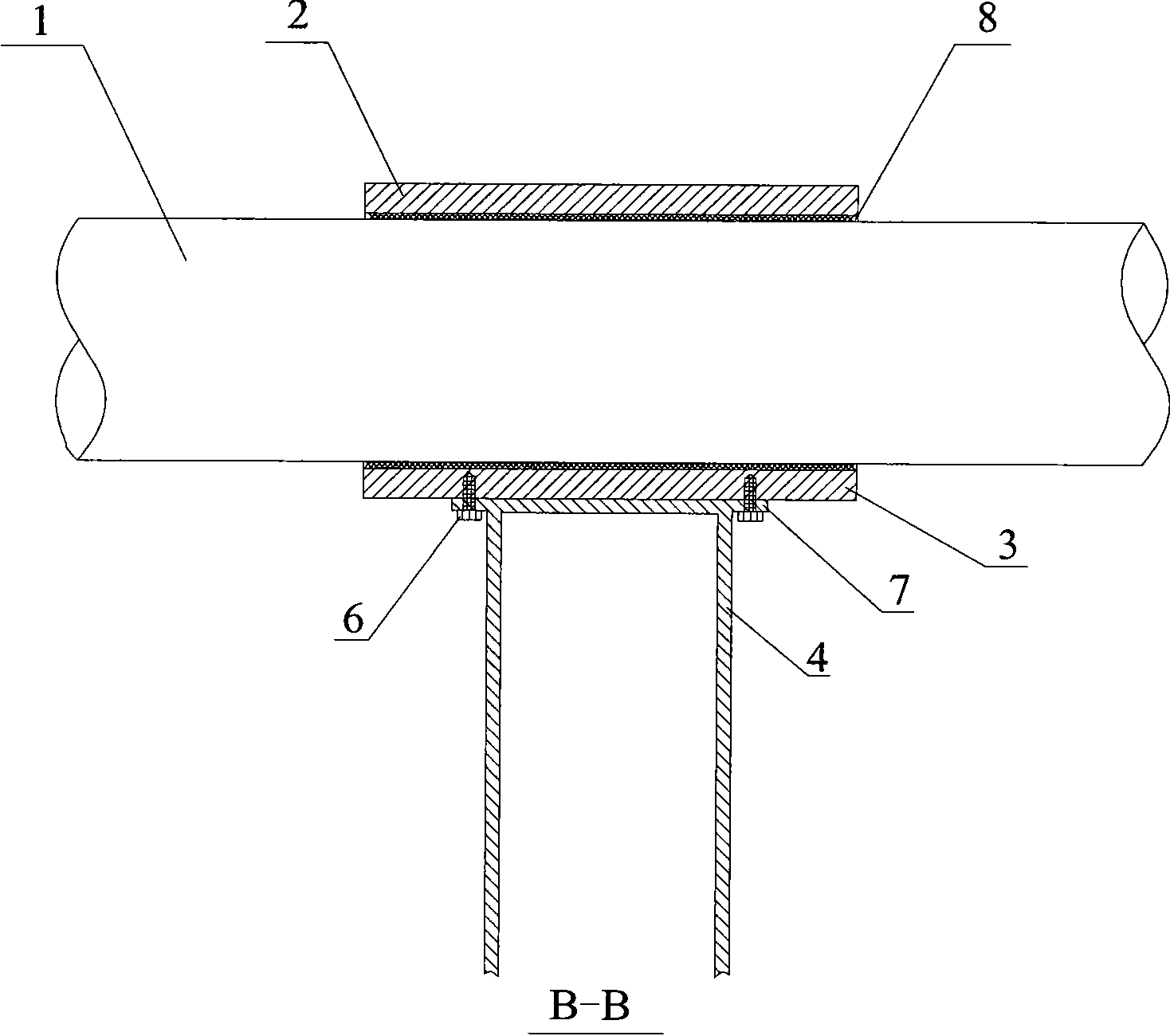 Method for fixing seabed pipeline and preventing buckle propagation