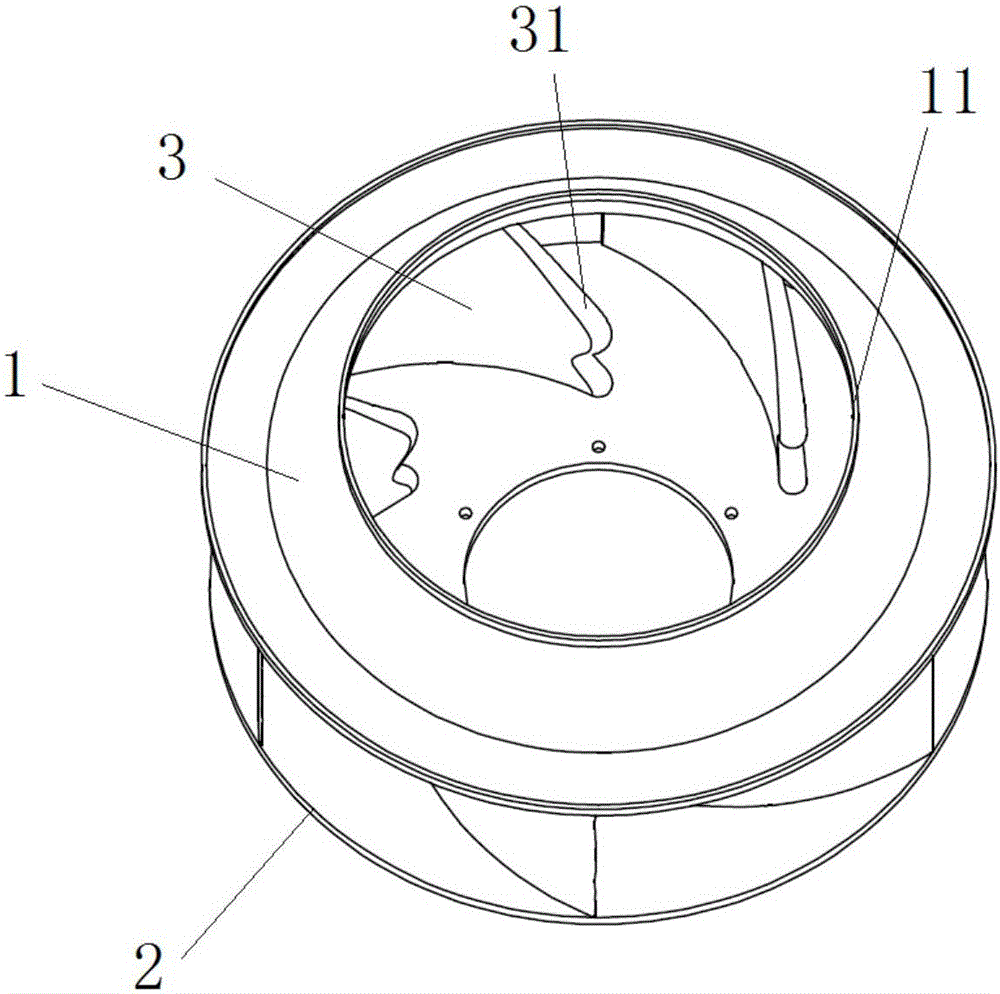 Centrifugal fan blade, centrifugal fan and air conditioning device