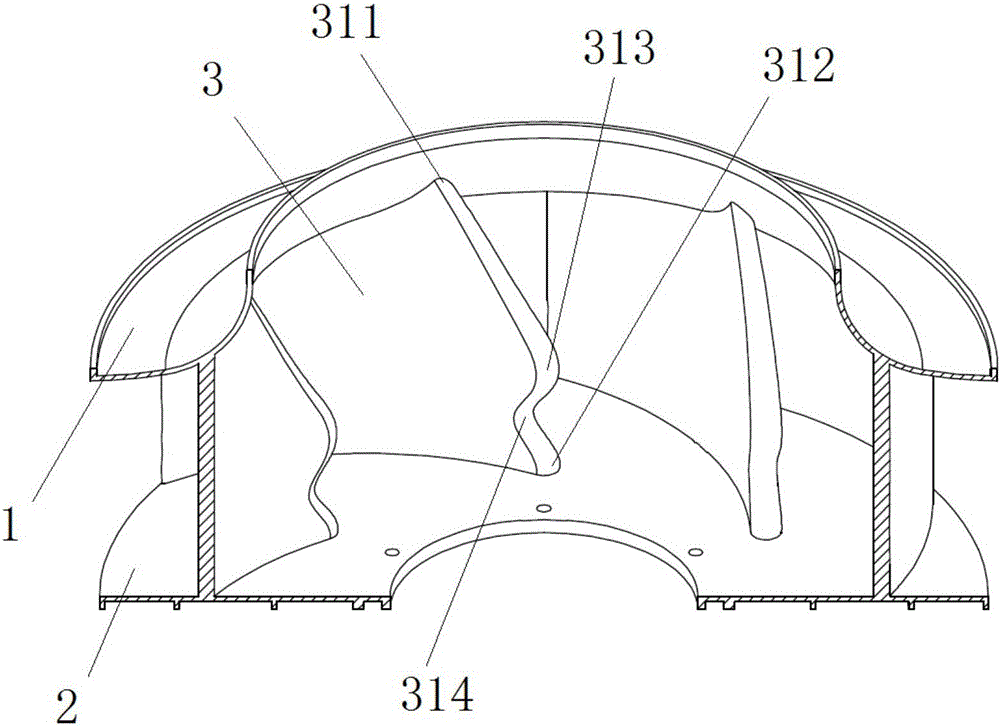 Centrifugal fan blade, centrifugal fan and air conditioning device