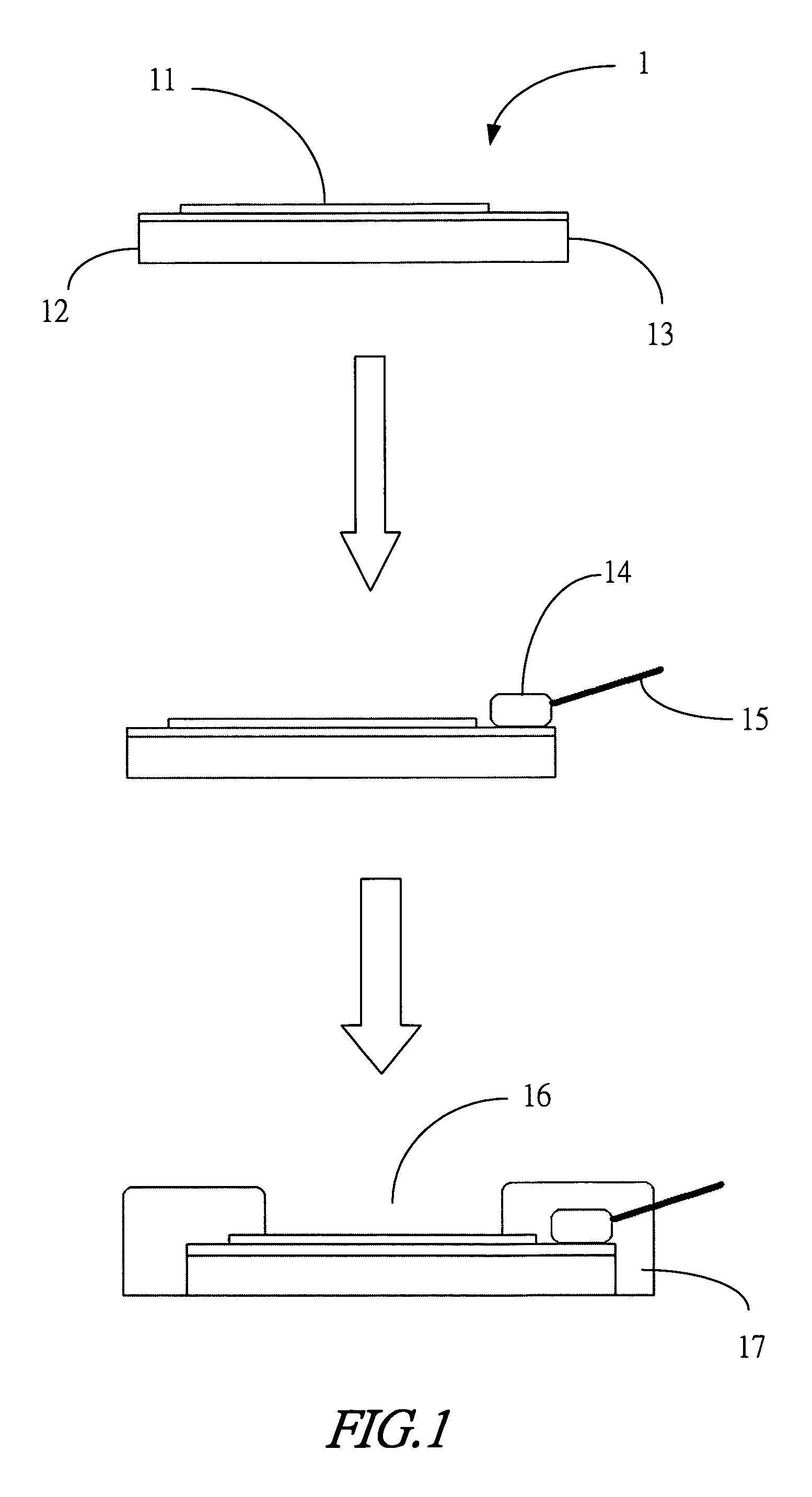 Method for forming potassium/sodium ion sensing device applying extended-gate field effect transistor