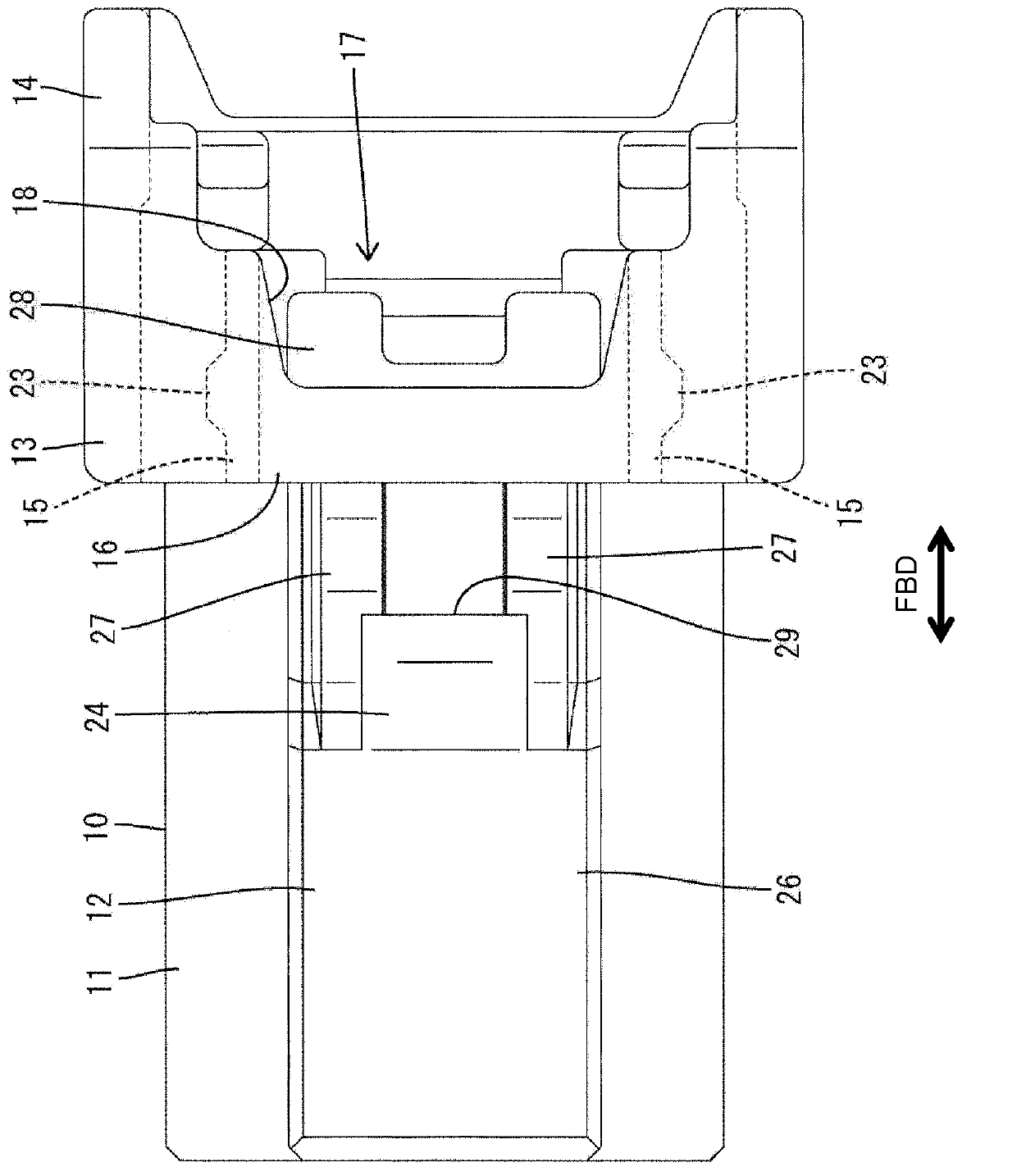 Connector, connector assembly and assembling method therefor