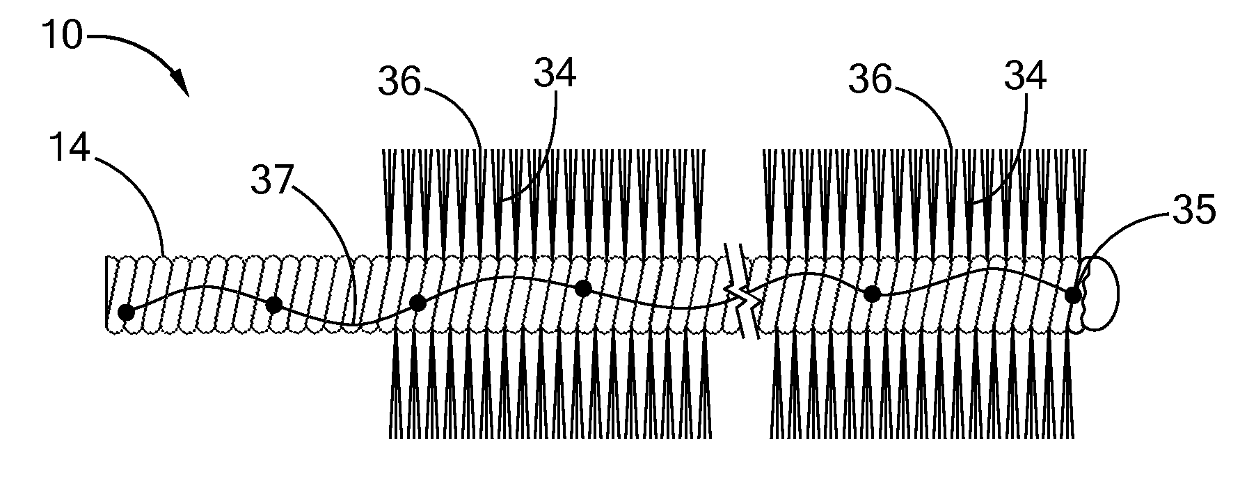 Spiral occluding device with an occlusion sail