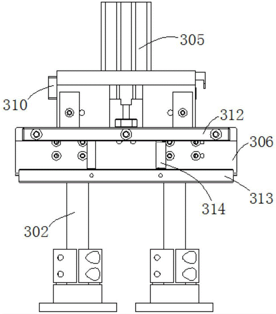 Bending mechanism of battery cutting shaper