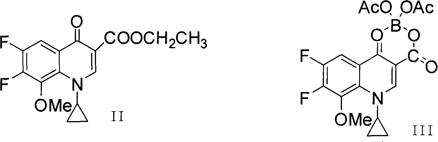 Synthesis method of high-purity moxifloxacin hydrochloride