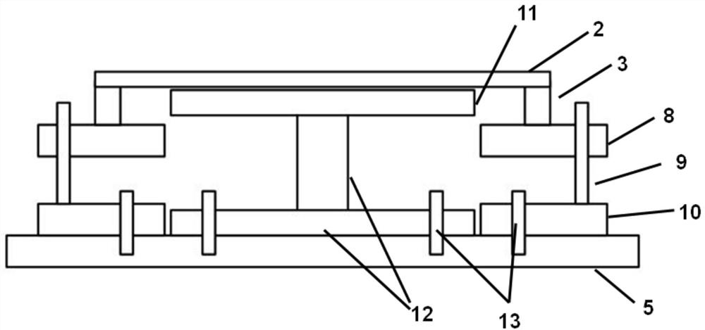 Preparation method and tooling of photoresist microstructure of large-aperture thin-film diffractive lens