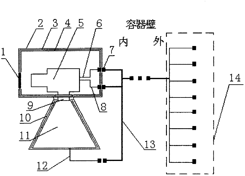 Infrared thermal-wave detecting system for vacuum low-temperature environment