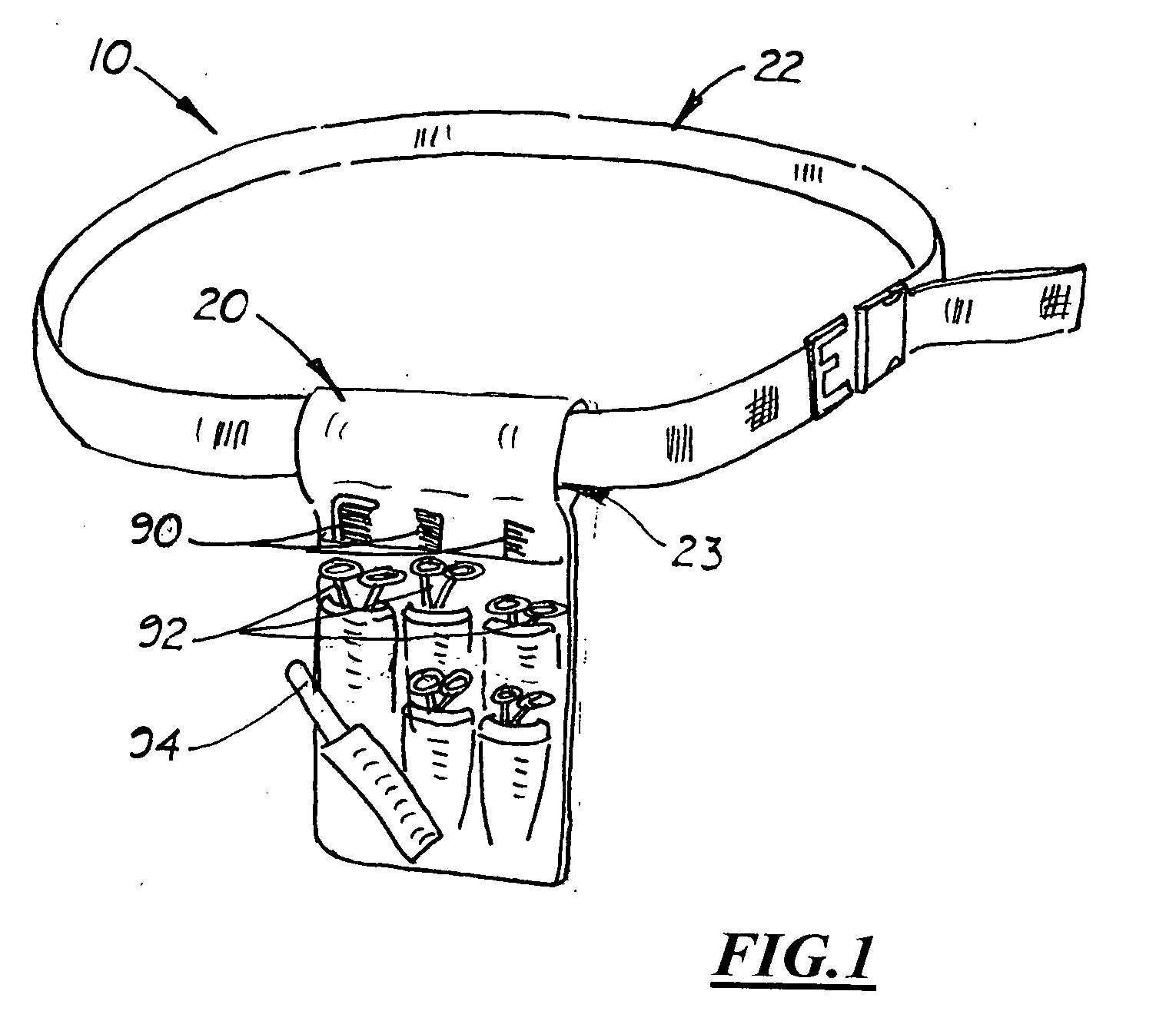 Sanitary hairdresser implement holder